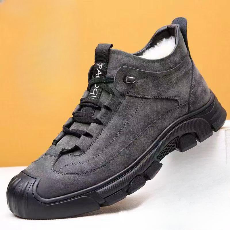 New Style Cotton Boots, Fleece Warm Snow Boots, Thickened Large Cotton Boots, High-top Sports Cotton Shoes