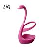 Toothbrush Holder 3D Printed Swan Holder, Bathroom Organizer with Hollow Water-Draining Design, Black White Shape Dual Color, Widened Stable