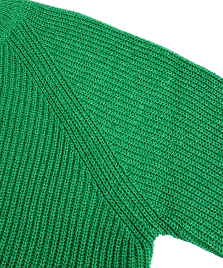 NODU Washable Daily Hazzi Raglan Knit [Green]