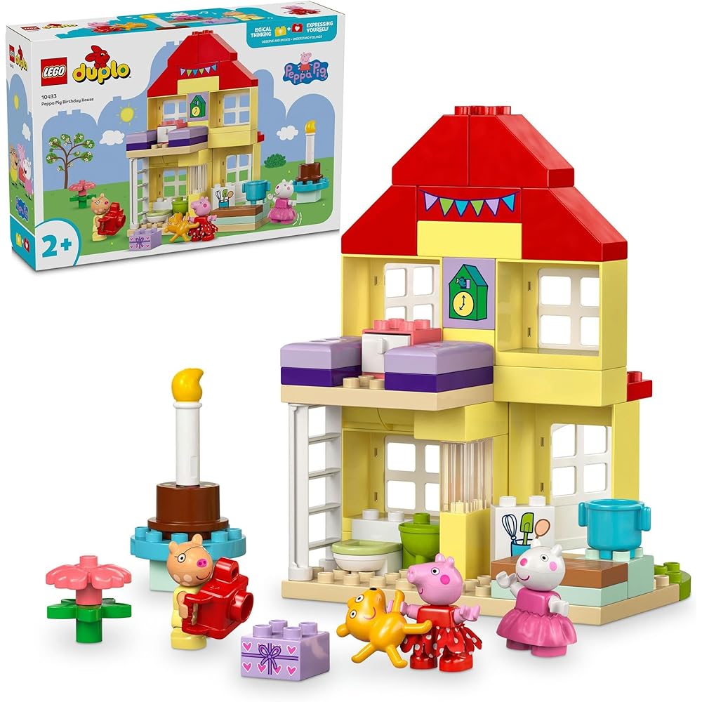 

LEGO DUPLO Свинка Пеппа Дом Пеппы Конструктор для Детей от 1,5 до 4 лет Образовательный Игровой Набор 10433