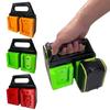 Tool Workshop 4 Bay Battery Rack Organizes 18V/20V Batteries Not Tilt Construction Ergonomic 4 Battery Storage Tray