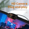 High Definition USB Webcam Live Streaming Camera with Mic for Computers Laptops
