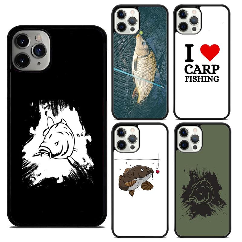 Carp Fishing Phone Case Cover For iPhone 17 Air 16 15 14 Plus 11 12 13 Pro Max Coque Shell Fundas