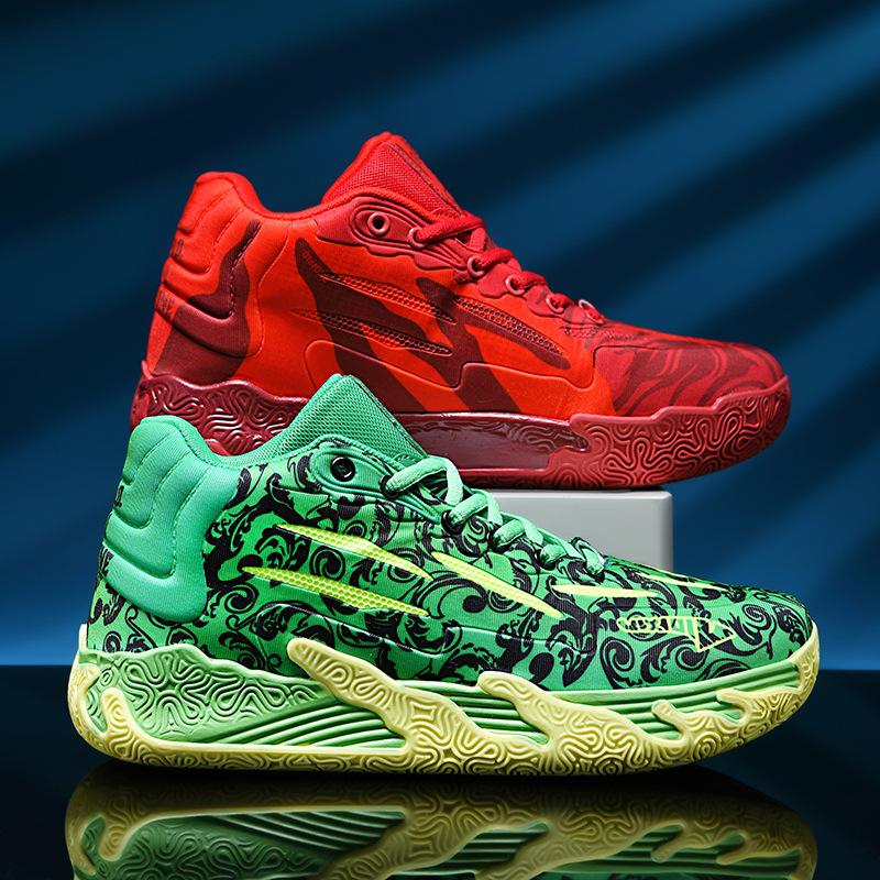 New high-quality mandarin duck shoes breathable non-slip basketball shoes male students youth outdoor sports shoes running men's shoes