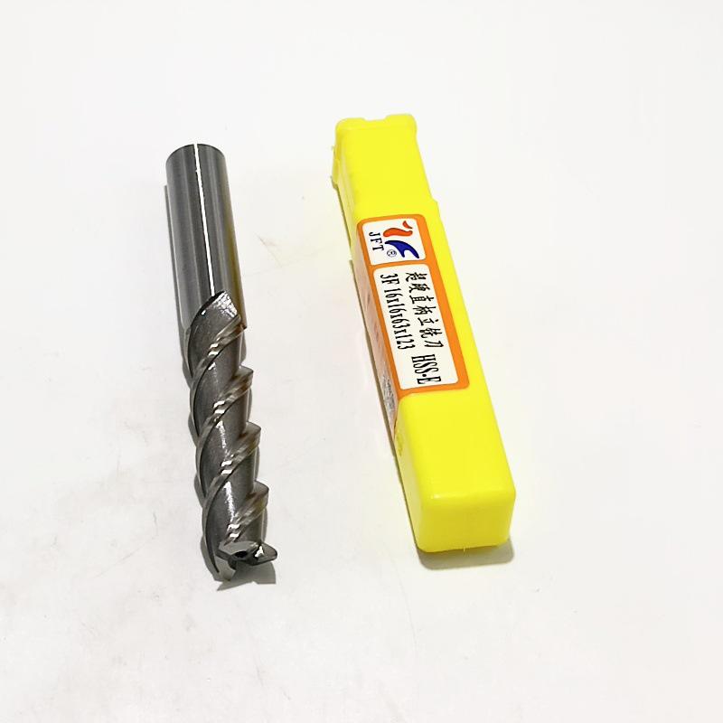 Jinfeng Extra Long, Super Hard Three-Flute End Mill (Sizes 2-30)