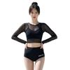 Swimsuit Women's High-end Three-piece Set Split Sexy Belly Cover and Thin Korean Version Long-sleeved Sunscreen Vacation Hot Spring Swimsuit
