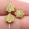 Twisted-Pattern Small-Hole Spacer Beads Mini Antique Bronze Silver Jewelry Making String Beads Separator