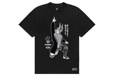 New Japan Pro-Wrestling Kinnikuman Collaboration Taiji Ishimori X The Ninja T-Shirt, Size M, 6832104235