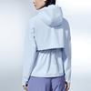 Anta Training Series Solid Color Hooded Sports Jacket Women Jacket Ice-Purple 162317609-1