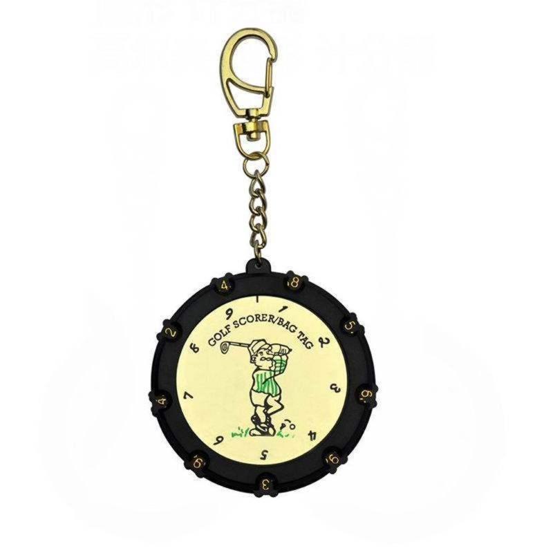 

Golf Score Trackers Rotating Plate Compact ABS Golf Trainings Aid Accessory for Men and Women Golfers 1 золотой