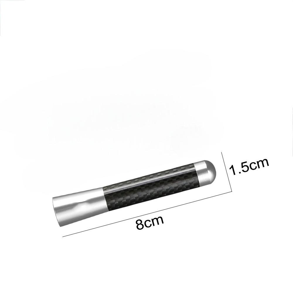 Antenna Radio Corta Universale per Auto 3cm/5cm/12cm Antenna per Tetto Auto in Fibra di Carbonio Antenna Radio Aerea Ricevitore FM/AM Antenne Metalliche