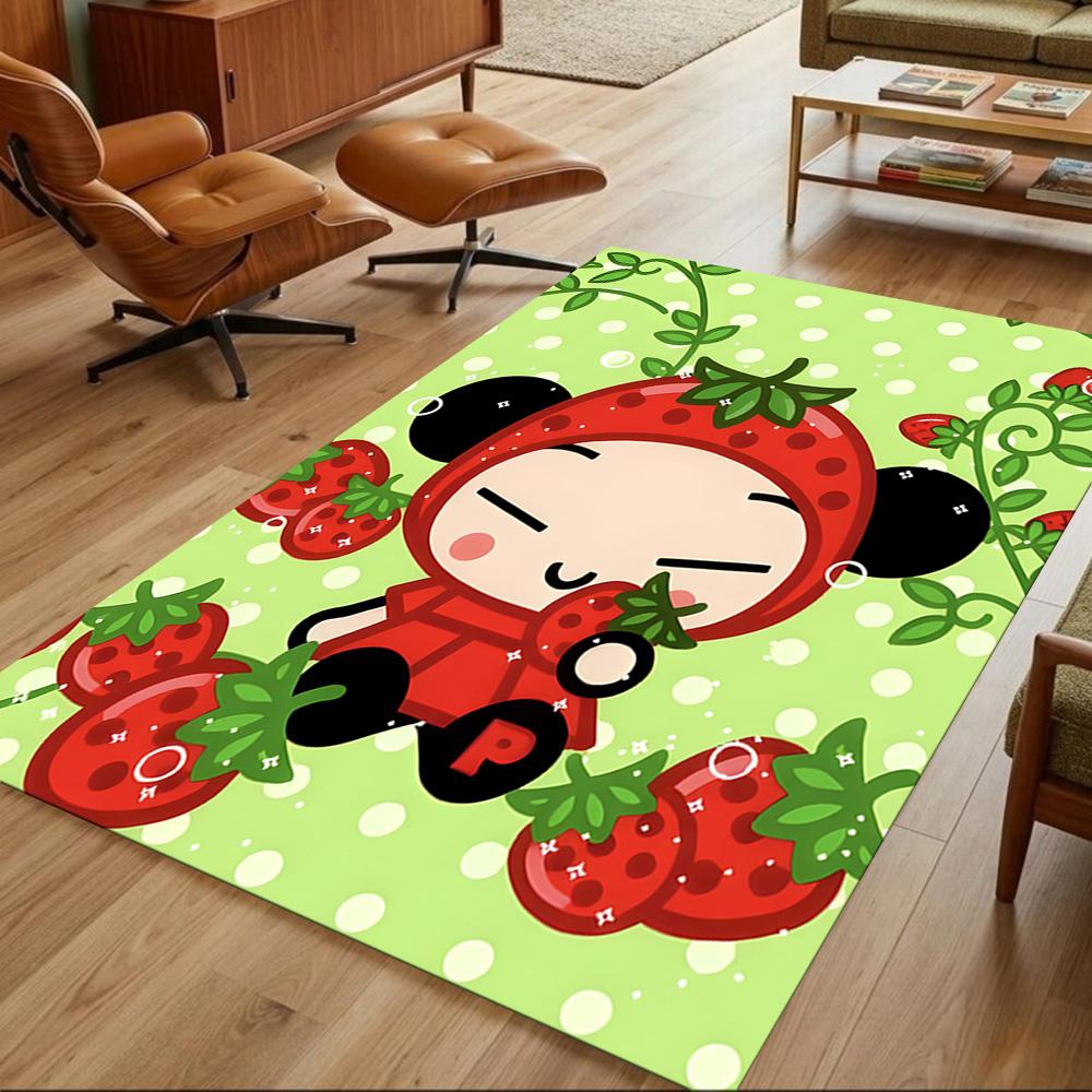 Pucca Large Mouse Pad Desk Mat Study Desk Mat Non-Slip Rubber Bottom Perfect Gift for Gamers