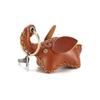Elephant Hanging Ornament PU Leather Bag Pendant Classic Car Key Chain  Gift
