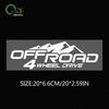4X4 off-road car four-wheel drive reflective decoration car sticker body decal modification waterproof sticker