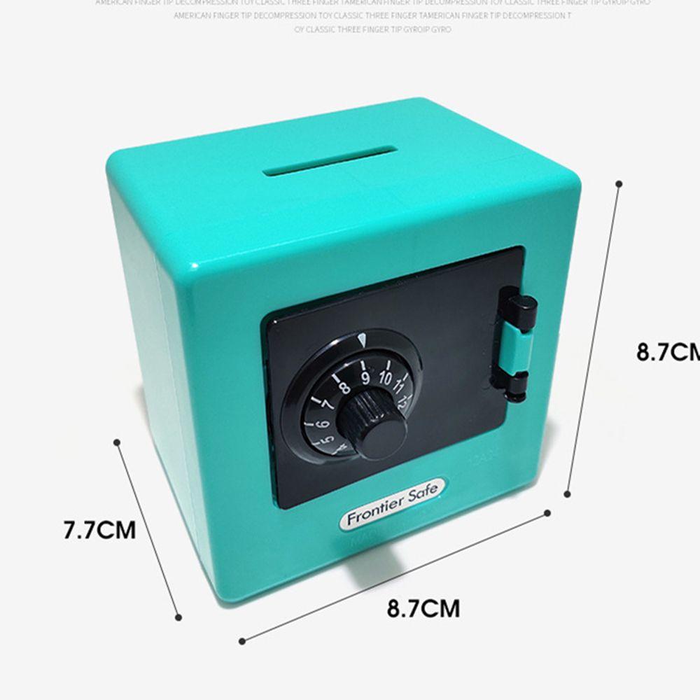Coin Saving Mini ATM Rotating Password Code  Automatic Deposit Banknote Coin Bank Cash storage Box Piggy Bank Money Box