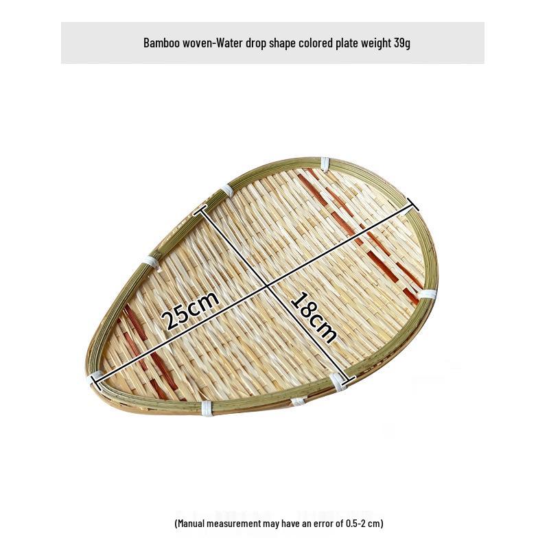 Bamboo Basket for Bread, Pastry, Fruit Storage - Ideal for Home, Restaurant, or Hotel Use