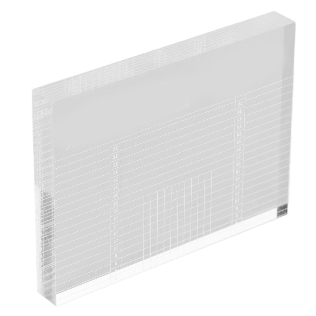 VTA Azimuth Ruler Turntable Acrylic VTA Azimuth Scale for Measuring Balancing Vinyl Record Player