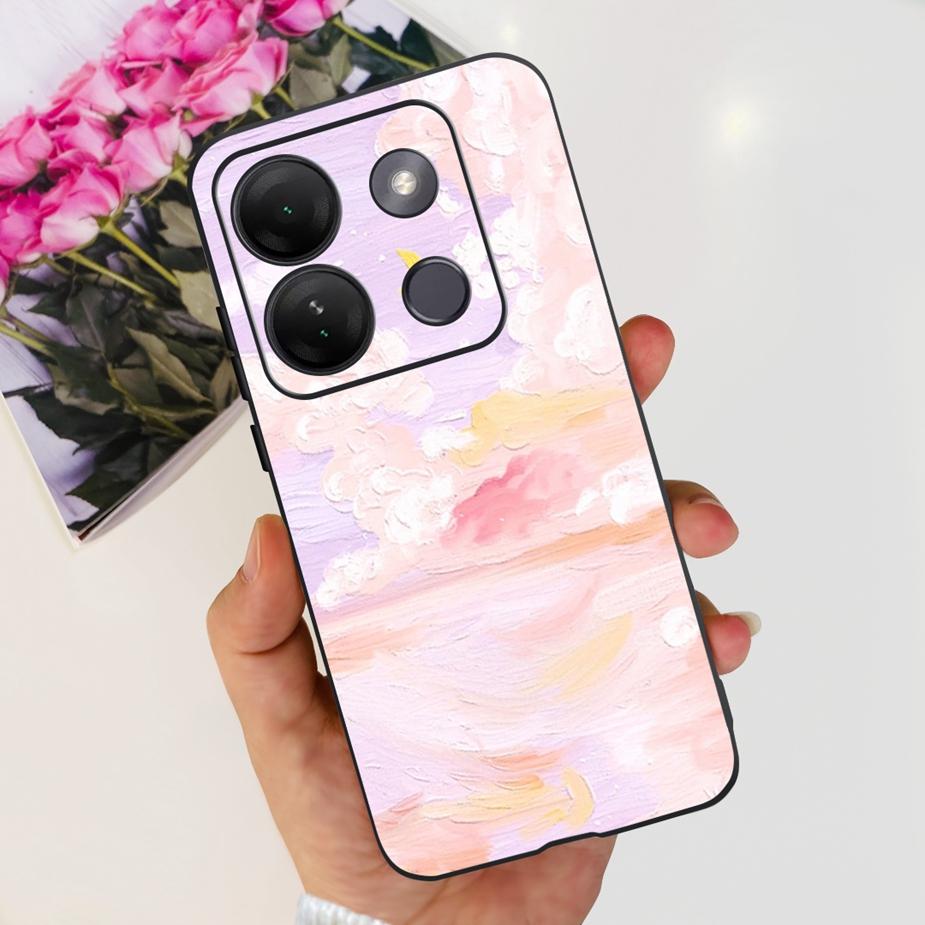 Für Infinix Smart 7 HD Hülle X6516 Luxuriös Beliebt Bemalte Abdeckung Weiche Silikon Handyhülle Für Infinix Smart 7 Plus Smart7 HD Schale