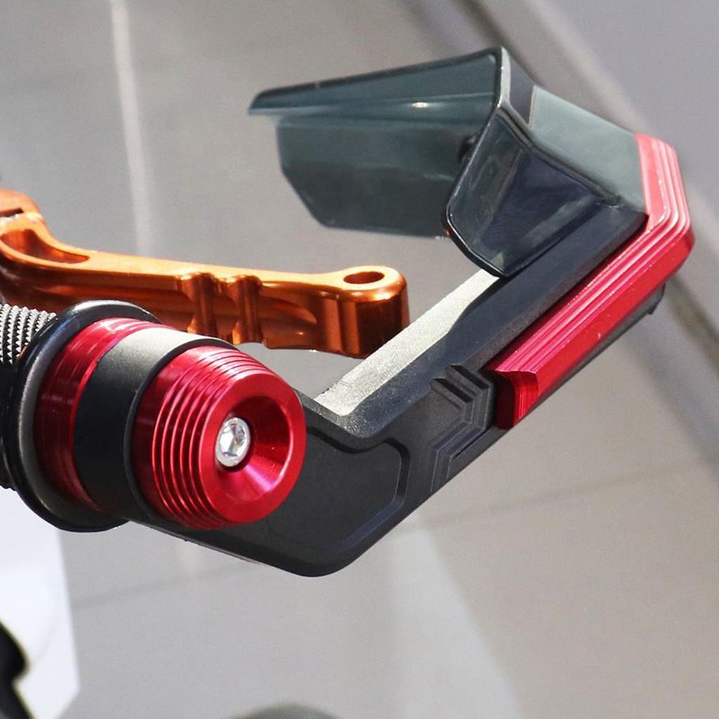 Motorcykelhandskydd, anodiserade motorcykelhandskydd Vindskydd Universal för 78"" styre,