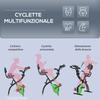 Cyclette Pieghevole 2-in-1 con Resistenza Magnetica a 8 Livelli, Elastico per Braccia, Sensore di Battito Cardiaco, Verde