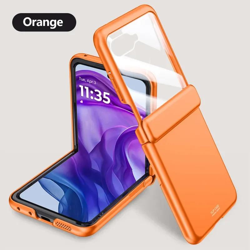 

Чехол-накладка премиум-класса с пружинным шарниром и защитой от ударов для Motorola Razr 50 Ultra, однотонный For Razr 50 Ultra