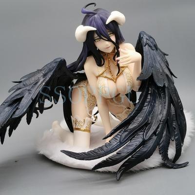 NEW 15CM Overlord Figure Albedo Lingerie 1/7 Claynel Anime Girl PVC Action Figure Toy Albedo Statue Adult Collection Model Doll