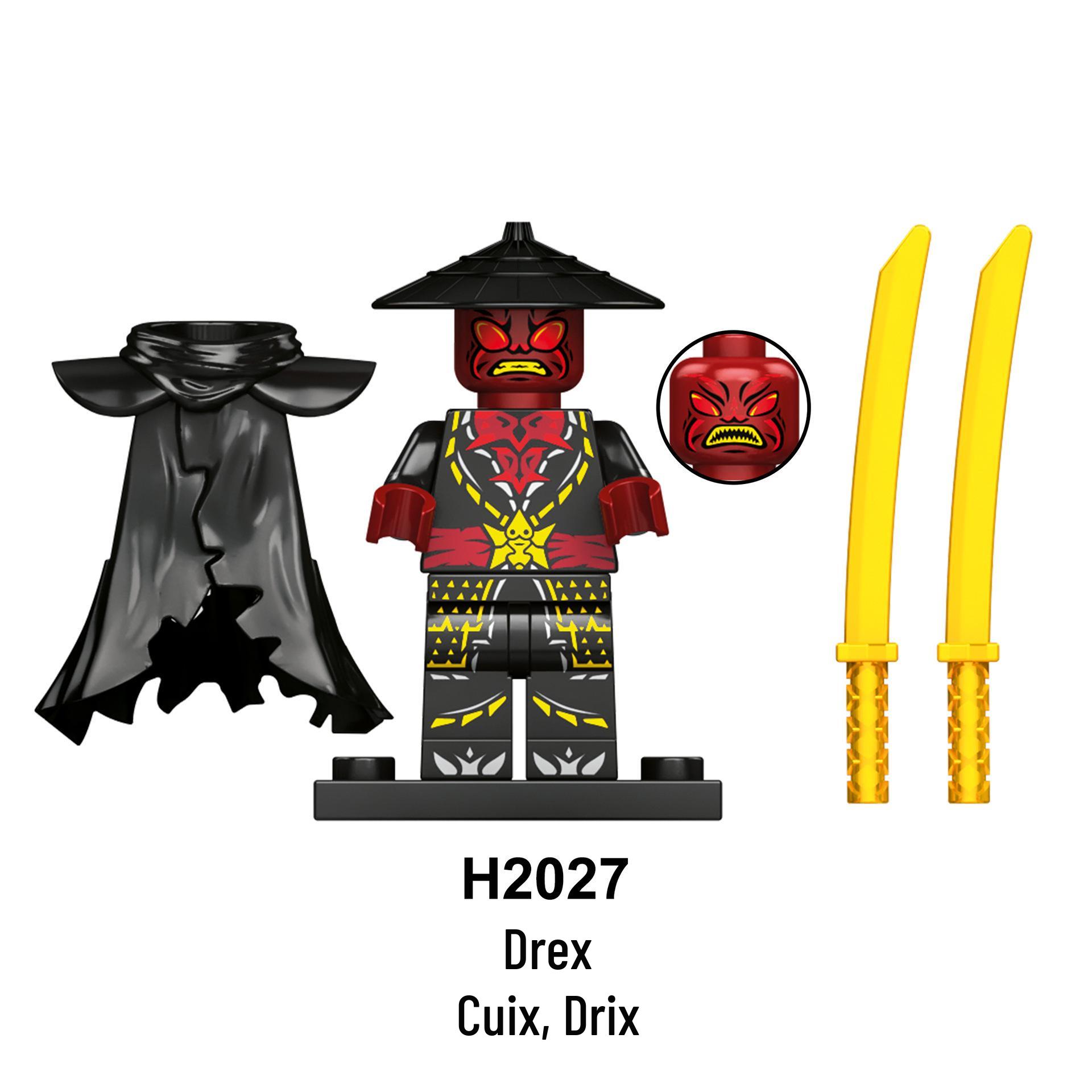 RT8010 Phantom Series Ninja Five-Person Building Blocks Set