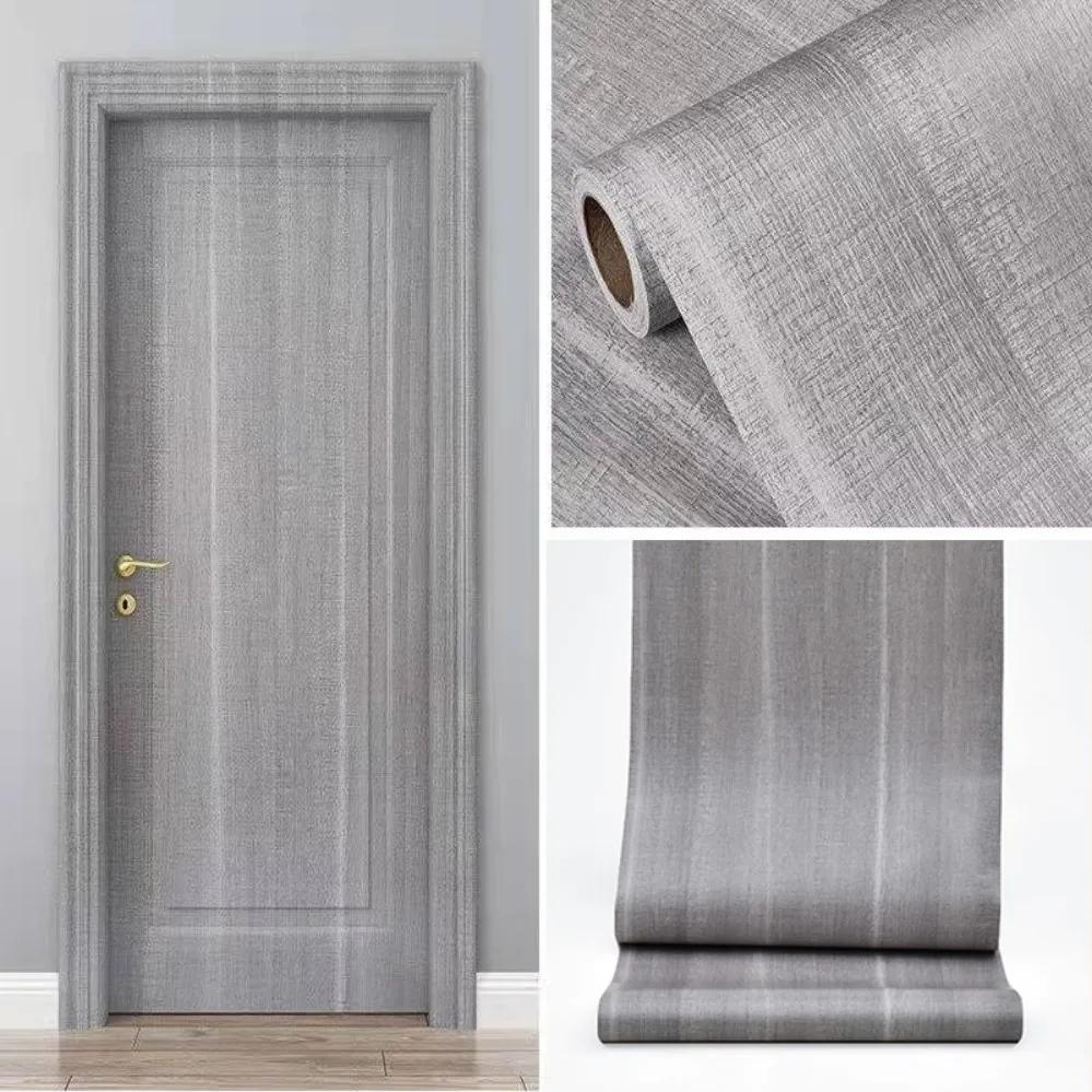 Adesivi per porte effetto legno per armadi, tavoli, guardaroba e mobili. Rivestimento murale autoadesivo in PVC idrorepellente per la decorazione della casa.