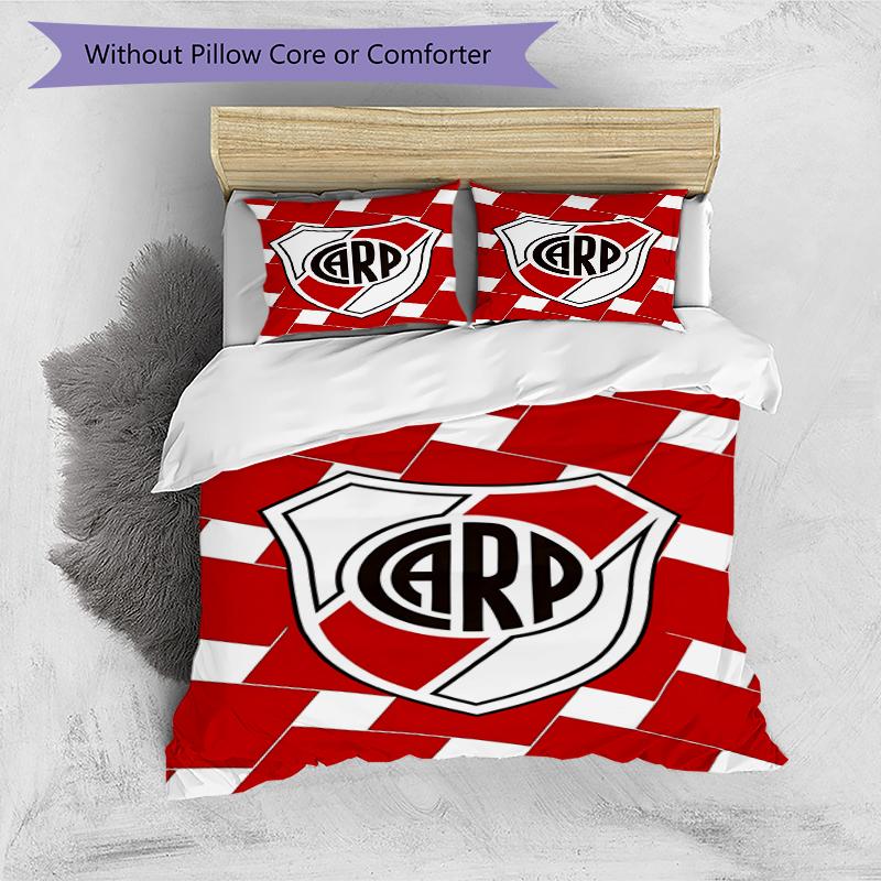 3pcs Football Team (31) Design Cover Set - HD Printed Bedding with 1 Cover and 2 Pillowcases - Perfect for Home and Dorm Decor