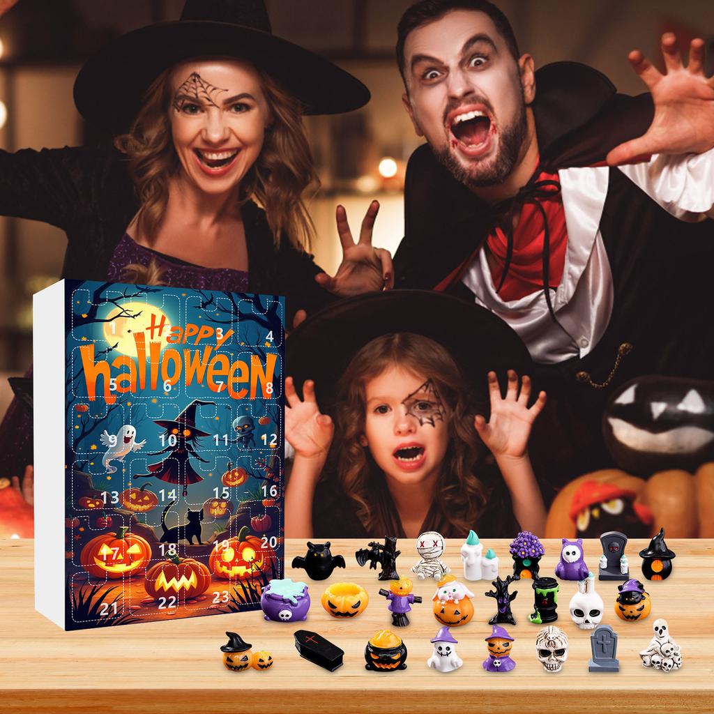 Halloween Advent Calendar Halloween Countdown Gifts for Kids 24 Day Non Candy Countdown Calendar for Boy Girls Surprise Gifts