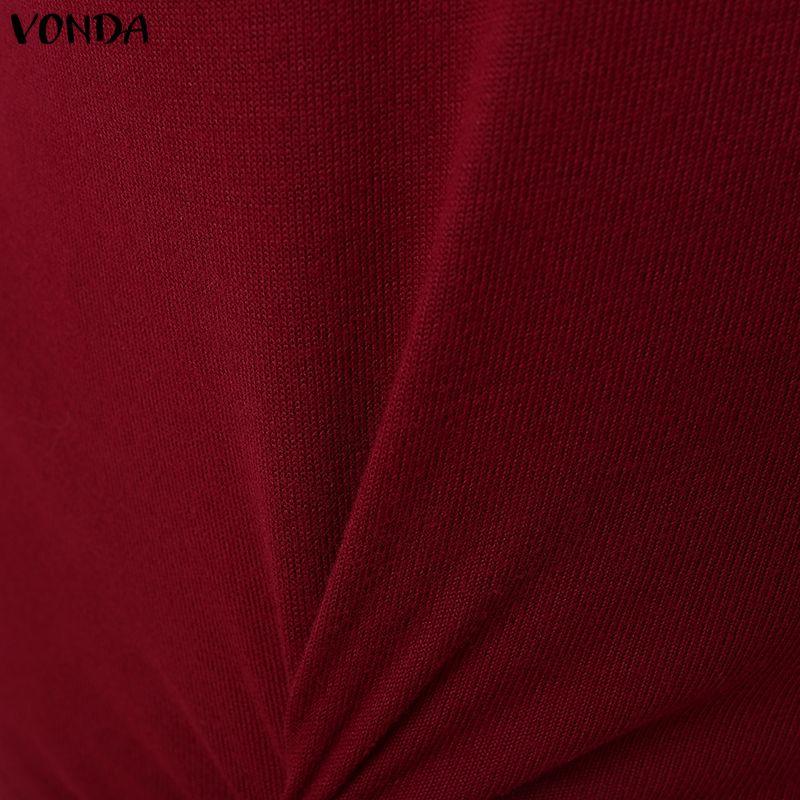 VONDA Women Casual High Neck Long Sleeve Fitted Warm Blouse Tops Undershirts