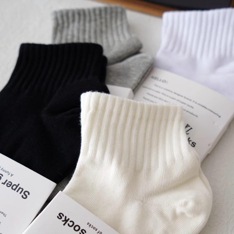 5 Pairs of Summer Cotton College Wind Deodorant Sweat Socks