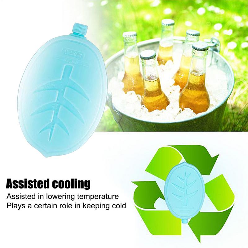 Ice Packs Reusable Gel Freezer Ice Blocks For Air Conditioner Fan Cooler Pack Water Injection Picnic Travel Food Storage