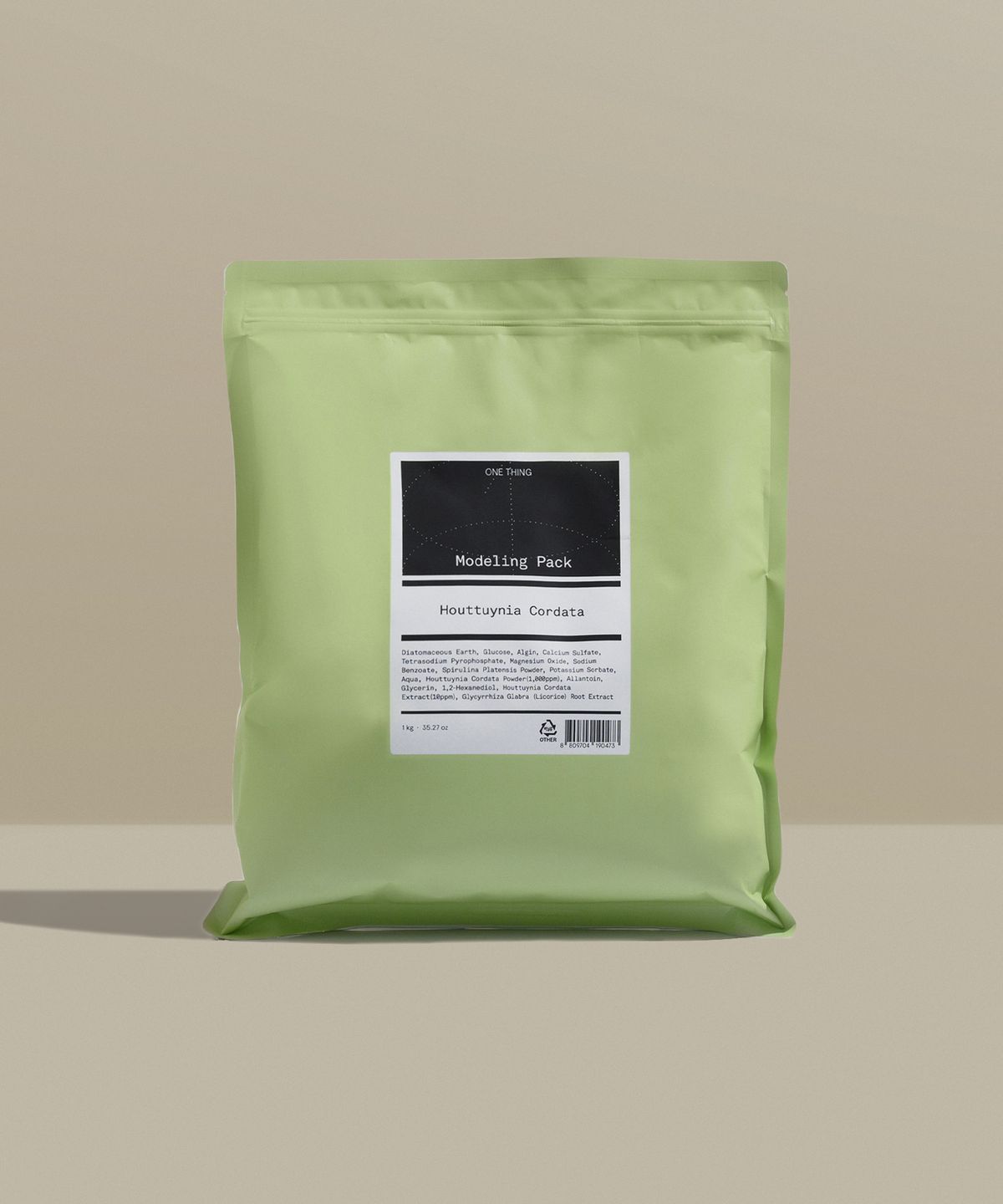 [Pore Soothing] Houttuynia Cordata Modeling Pack 1kg Large Capacity