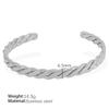 Vintage Cuban Chain Bracelet Stacked Design Sense Exaggerated C-Shaped Bracelet Women Hollow Fashion