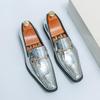 Men's Large Size British Pointed Toe Leather Shoes - Spring Formal/Casual Lace-up