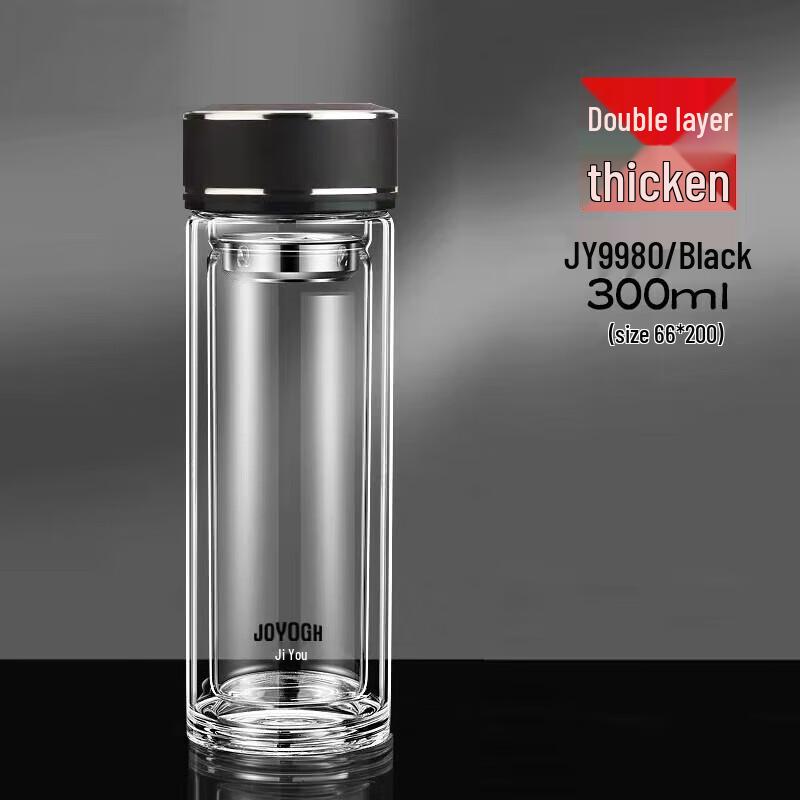 JOYOGH Double Wall Borosilicate Glass Tea Cup