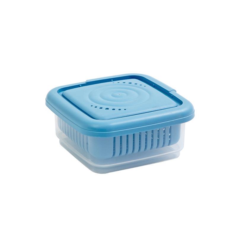 

1 шт. кухонный ящик для хранения фруктов и овощей, холодильник, имбирь, зеленый лук, контейнер для хранения свежих продуктов, органайзер для слива продуктов