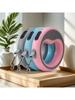 Cute Circular Macron Colored Pet Leash, Explosion-proof Punch, Automatic Retractable Dog Walking Leash, Outdoor Dog Leash