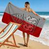 Stuttgart Spirit Print Beach Towel, Large Soft Quick Dry Towel for Beach Camping Swimming
