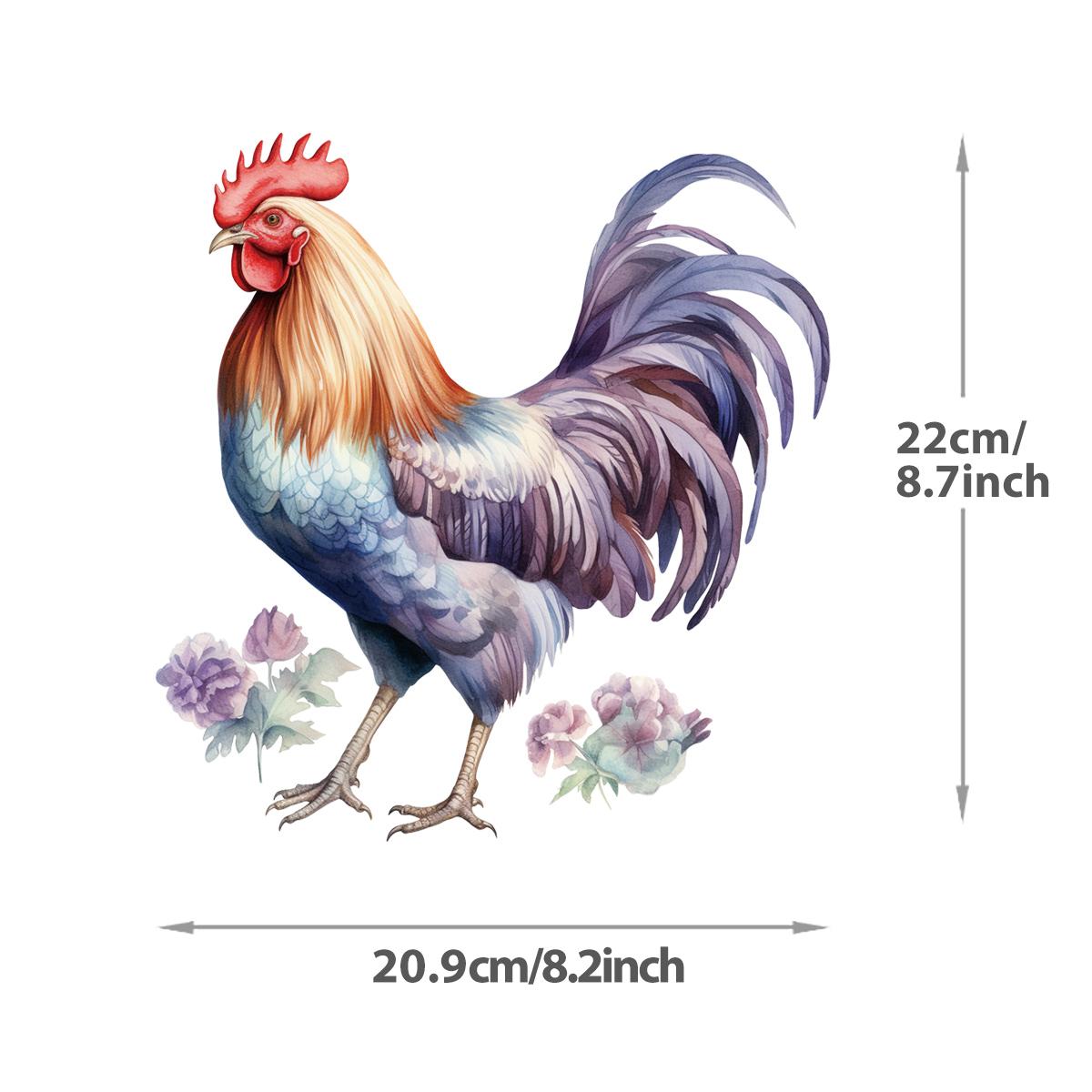 

Наклейки с изображением петуха, термонаклейки, наклейки на футболки, толстовки, термоперенос, самодельные наклейки на одежду, Parches, Ropa, термонаклейка на одежду