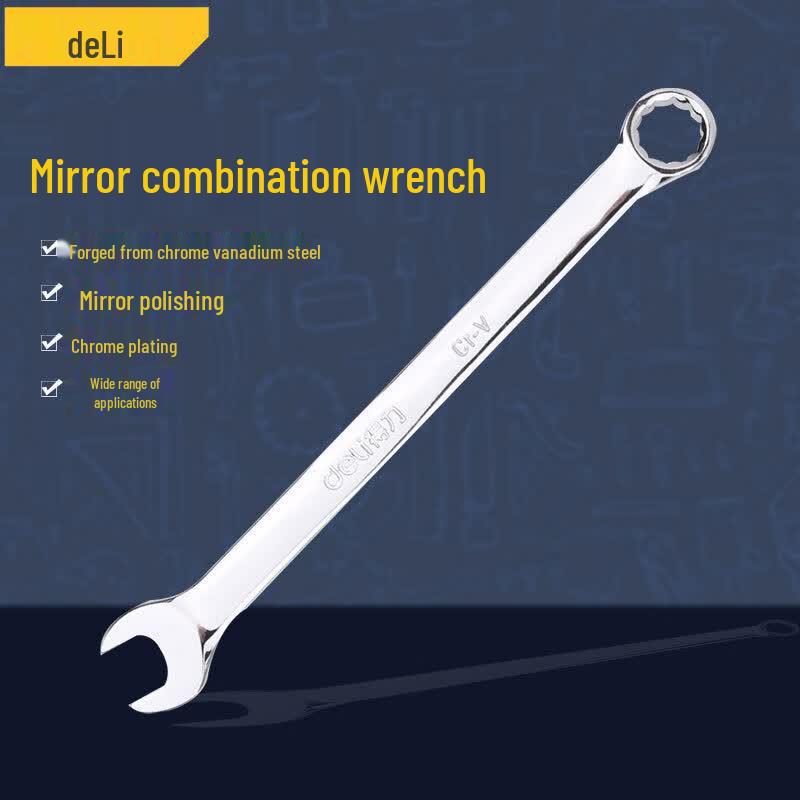 Deli 46mm Chrome Vanadium Steel Combination Wrench