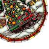 Artistic Decorative Sheets 2D Flat Acrylic Christmas Tree Pendant with Lanyard, Lightweight Lanyard Pendants Winter Snowscape Hanging Ornament