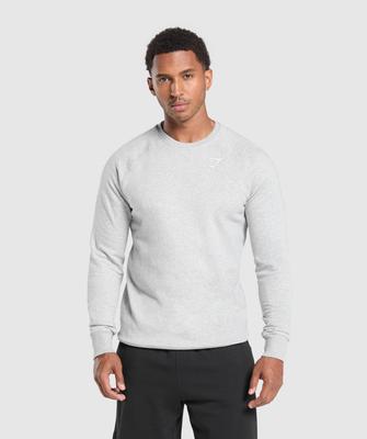 Crest Sweatshirt Light Grey Marl A2a1v Gbfg