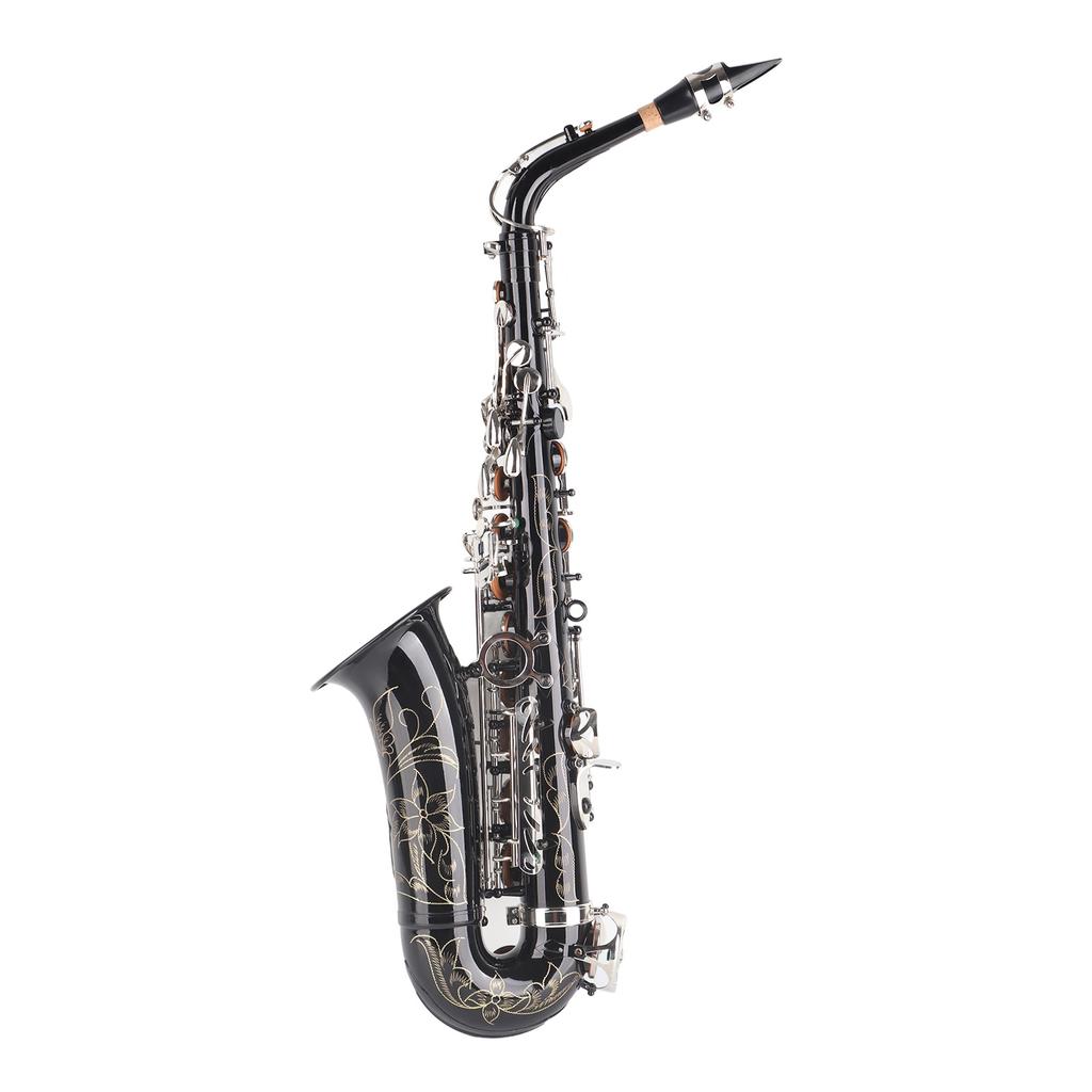SLADE Mediant Saxophone E Flat Alto Saxophone with Accessories Black