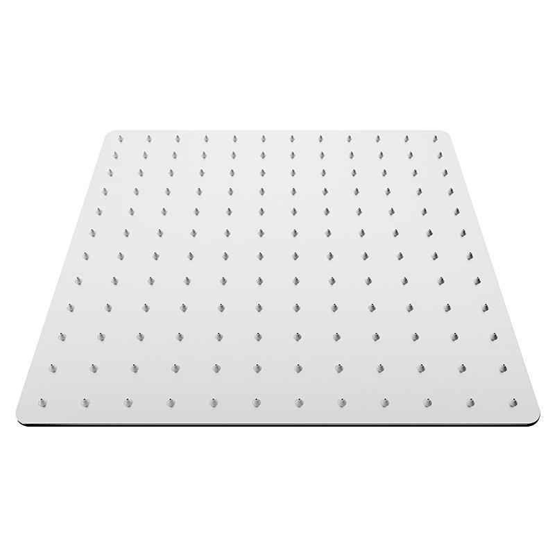 12 Inch Rain Shower Head SUS304 Stainless Steel Ultra Thin Square Fixed Overhead Shower Easy Clean Nozzle Bathroom Fixture