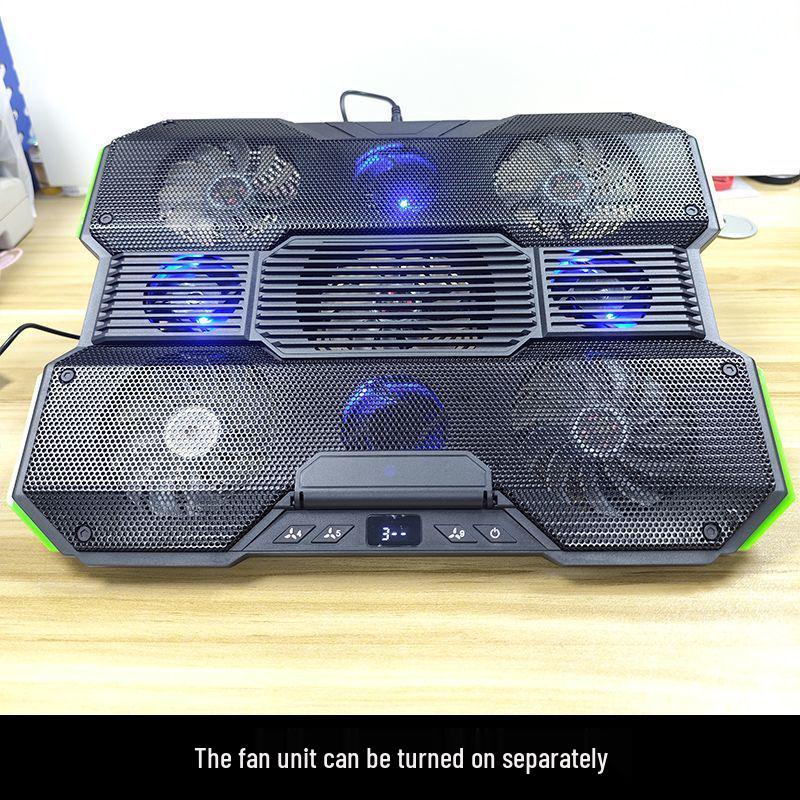 2025 Air-Cooled Gaming Laptop Cooler Stand for 15.6"-16" Computers