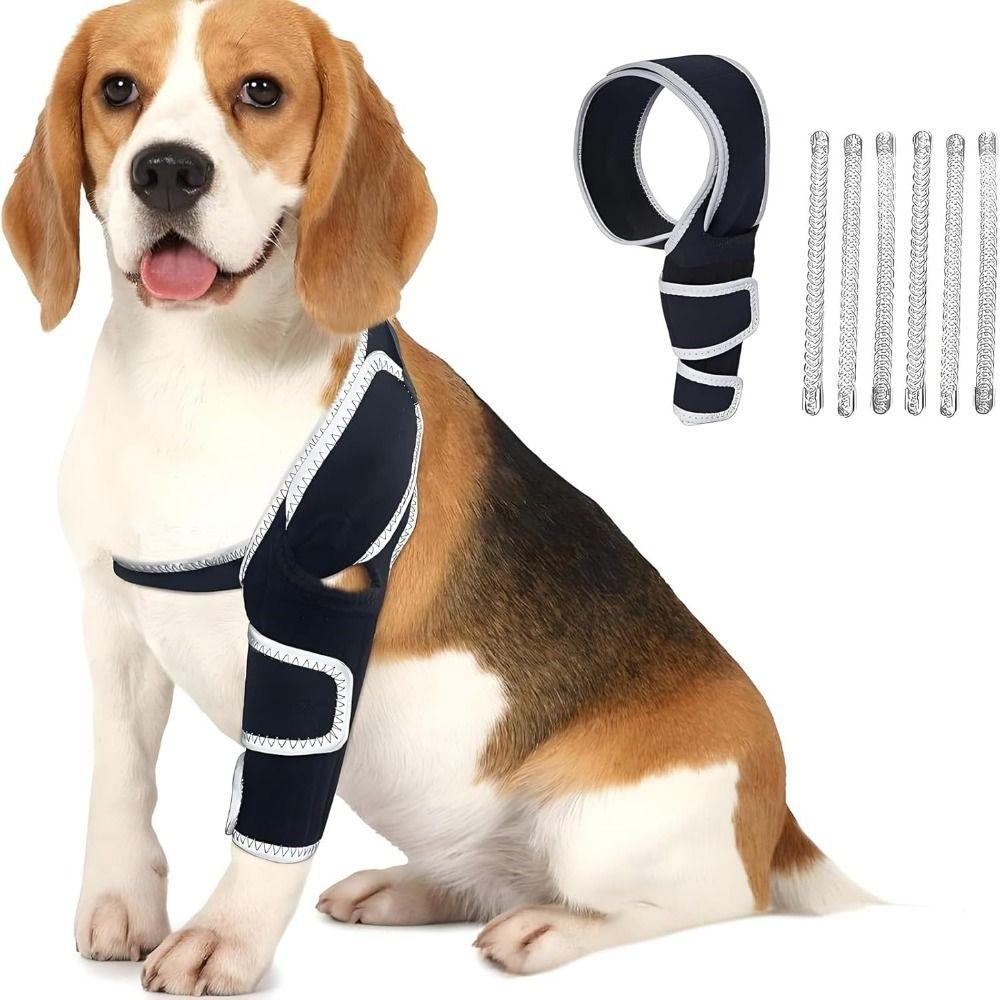 Durable Leg Support Bracket Adjustable Pet Knee Wound Protection  for Hind and Front Legs