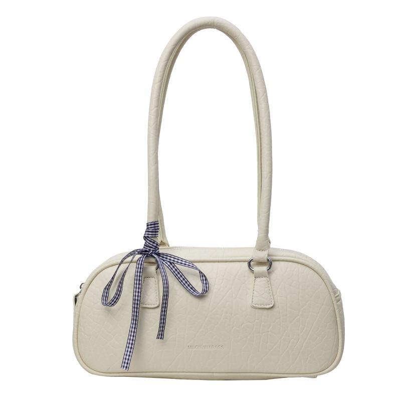 Fashion design baguette bag women's 2025 spring new simple high-quality texture shoulder armpit bag