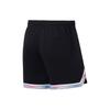 Li-Ning Basketball Series Striped Casual Sports Shorts Men Bottoms Black AAPS051-1